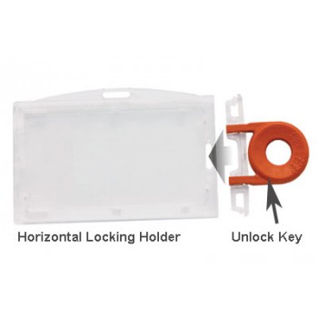 Locking 3 Card Holder Prevents Tampering - 100 pack